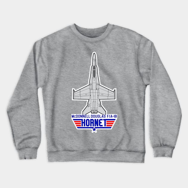 F/A-18 Hornet Crewneck Sweatshirt by MBK